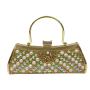Wholesale Bridal Wedding Elegant Rhinestone Clutch Bag Handbag Banquet Gold Evening Bags For Woman