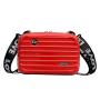 HR492 Hot Selling Women Crossbody Bag Fashion Mini Luggage Shape Handbag INS PU Leather Casual Camera Small Square Messenger Bag