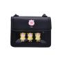 New arrival women sling shoulder bag custom ita bag with clear window cartoon designer women crossbody bag