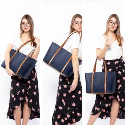 LOVEVOOK Waterproof Oxford Nylon Tote Bag Minimalist Women Handbags High Quality Laptop Shoulder Bag Set Travel Bag for Ladies