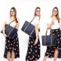 LOVEVOOK Waterproof Oxford Nylon Tote Bag Minimalist Women Handbags High Quality Laptop Shoulder Bag Set Travel Bag for Ladies