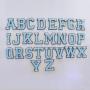 High Quality Durable Using Various  Pearl letter Patch Stick On A-Z Patches Pearl Letter Cute And Distinctive Pearl Patch Letter