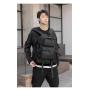 ZF103 Shoulder Bag Men College High School Students Schoolbag Travel Leisure Bag Female Oxford Cloth Waterproof Wear-resistant