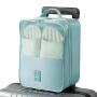 ZWY292 Portable Three-Layer Oxford Waterproof Shoe Bag New Wholesale Multi-color Storage Bag Practical Family Clutter Organizer