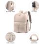 LOVEVOOK Stylish Safe Durable Notebook Bag For Women Men Business Travel  large capacity Laptop Backpack Mochila With USB