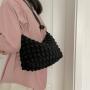 ZF237 New Women's Underarm Bag Korean Fashion Shoulder Bag Zipper Soft Handbag Small Fresh Bubble Bag