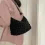 ZF237 New Women's Underarm Bag Korean Fashion Shoulder Bag Zipper Soft Handbag Small Fresh Bubble Bag