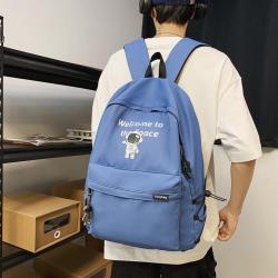 ZR292 New School Bag Student Backpack Lightweight Oxford Cloth Unisex  Large Capacity Simple Travel Bag Backpack