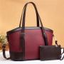 bolsos de mujer Contrast Color Tote Bag Trendy Handbags New Fashion Purses And Handbag For Women