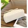 ZF010 Women's New Fashion PU Polyester Handbag Explosive Waterproof Travel Zipper Crossbody Bag Simple Texture Shoulder Bag
