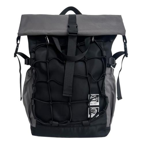 ZWY237 Fashion Men Nylon Riding Helmet Backpack Simple Practical Outdoor Sport Fitness Basketball Bag Hot Sale Laptop Backpack