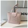 Wholesale  Fashion Commuting Bag Office Black Ladies Shoulder Bag Leather Tote Bag For Women