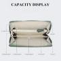 Custom Made Luxury Fashion Genuine Crocodile Skin Leather Women Ladies Green Long Zipper Credit Card Wallet For Woman