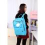 Fashion Student Backpack Multi-Functions Softback Backpack Handle Style Canvas Backpack