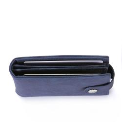 ZHF010 Cross-border RFID Creative Men's Wallet PU Leather Buckle Work Certificate Driver's License Leather Bag