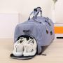 Hot Sale Multifunction Sports Gym Bag Custom Logo Waterproof Travel Hiking Duffel Tote Bag With Shoes Compartment