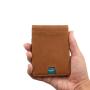 Minimalist Men's Wallet Leather Money Clip Rfid Blocking Clip Wallet Leather Money Clip
