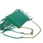 2024 Custom Handmade Woven Leather Crossbody Bag For Women Luxury With Tassel Shoulder Strap