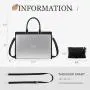 LOVEVOOK 2024 luxury ladies large pu leather woman purses and shoulder handbags for women 15.6in 17in laptop tote handbags 2024