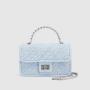 2024 Autumn And Winter New Style Fashion Women Handbags Luxury Tweed Purses And Handbags Mini Metal Chain Handle Crossbody Bags