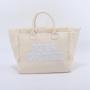 Keymay High Quality Fashion Women's Canvas Tote Bag Plain Beach Shopping Bags Large Cotton Canvas Tote Bag