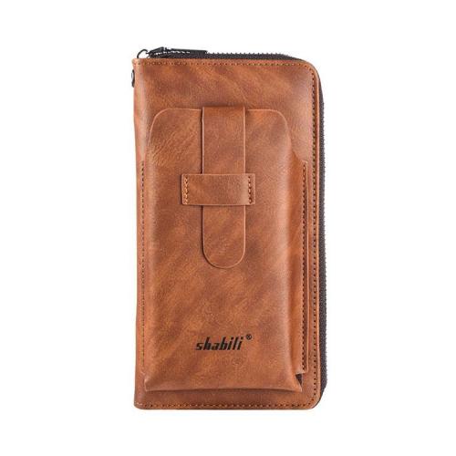 XL022 Classic Long Soft Leather Wallet Men New Version Hot Sell Leather Card Holder Wallet For Men European American Style Purse