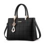 Bags for Women Large-Capacity Plaid Handbag Embroidered Shoulder Messenger Bag Fashionable Lady Style for Middle-Aged Mothers