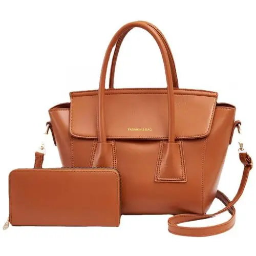 ZR602 Women Bag New Fashion Sets Of Mother Bag Ladies Retro PU Large Capacity Shoulder Handheld Cover Type Crossbody Bucket Bag
