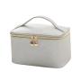 High Quality Vegan Leather Makeup Bag Zipper Pouch Travel Cosmetic Organizer for Women and Girls