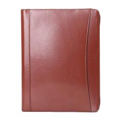 Premium Stylish File Folder PU Leather A4 Portfolio Cover Folder Zipper Closure