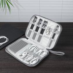 Large capacity digital bag storage data cable headphone power bank headphone organizer bag