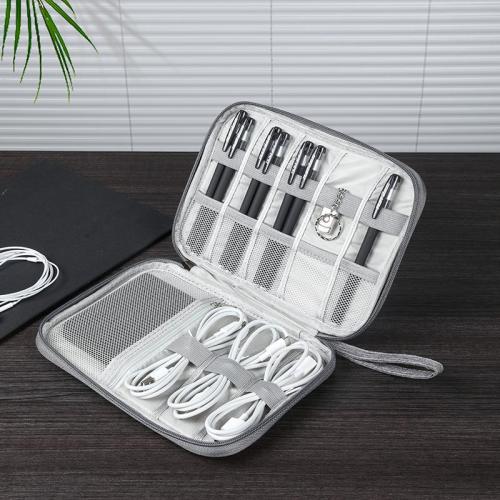 Large capacity digital bag storage data cable headphone power bank headphone organizer bag