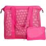 Gelory Hot Sales Lightweight Multifunctional Mesh Tote Beach Bag Travel Fitness Home Handle Storage Bag