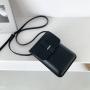 South Korea New Design Pu Leather Casual Shoulder Bag Minimalist Phone Bag Crossbody Mini Leather Bag