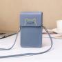2024 New Fashionable Female Mobile Phone Bag Students Summer Mini Messenger Simple Thin Korean Design