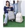 ZF195 New Schoolbag Female Junior High School Students Shoulder Bag Male Computer Backpack Oxford Breathable Waterproof