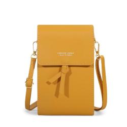 Korean Version Ladies Mobile Phone Bag Wallet New Touch Screen Coin Purse with Single Strap Fashionable Long Hand Satchel