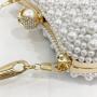 sac tendance 2024  custom Luxury Pearl Girls Party Hand Bag Fashion Designer Women Evening Bags Clutch Purse for Wedding