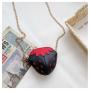 Strawberry bag for kids cute mini backpack girls' PU leather shoulder bags travel bag Cute change wallet