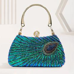 Birds Pattern New Fashion Shoulder Chain Bag Pillow Luxury Wedding Evening Clutch Evening Bags 2024Purses