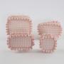 Keymay Rts Exquisite Gingham Ruffle Mini Coin Purse Cosmetic Storage Bag Make Up Organizer Travel Makeup Bag Cute Makeup Pouch