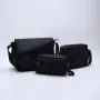 Keymay Black Single Shoulder Strap Work Bag Custom Men's Nylon Business Office Shoulder Bags Boys Waterproof Messenger Hand Bag