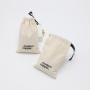 Eco-Friendly Singer String Canvas Cotton Drawstring Gift Jewelry Bag Skincare Bag Cosmetic Makeup Dust Canvas Pouch