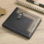 OEW153 Trifold Pu Leather Men's Purse Slim Minimalist Men's Wallet Fashion Money Clip Business Mens Wallet Credit Card Holder