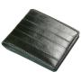 Billeteras Luxury Designer Custom Genuine Eel Skin Short Wallet Mini Card Package Business Unisex Genuine Leather Trifold Wallet