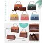 SUSEN CHRISBELLA 2022 Fashion Handbags PU Leather Hand Bag with wallet Crossbody bag Women