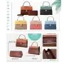 SUSEN CHRISBELLA 2022 Fashion Handbags PU Leather Hand Bag with wallet Crossbody bag Women