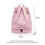 Custom Logo PU Waterproof Sports Yoga Fitness Training Exercise Bags Wet-dry Separation Swimming Travel Bag