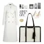 LOVEVOOK Large high quality PU leather Canvas Laptop Tote bag School shopping Casual handbag Shoulder Crossbody Bags for Women