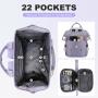 2pcs/set Fashion Carry on School College Work Travel Daypack with USB Port & pencil box Teacher Nurse Bag Laptop Backpack Purse